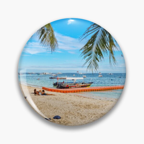 Item preview, Alona Beach, Panglao - Tropical Bohol Paradise | Vibrant Philippines Coastal Seascape Art designed and sold by Ross.A.Campbell.