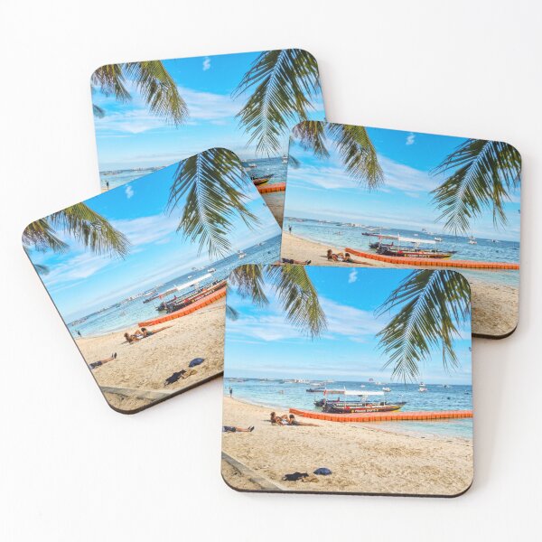 Item preview, Alona Beach, Panglao - Tropical Bohol Paradise | Vibrant Philippines Coastal Seascape Art designed and sold by Ross.A.Campbell.