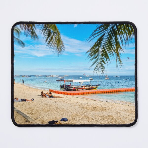 Item preview, Alona Beach, Panglao - Tropical Bohol Paradise | Vibrant Philippines Coastal Seascape Art designed and sold by Ross.A.Campbell.