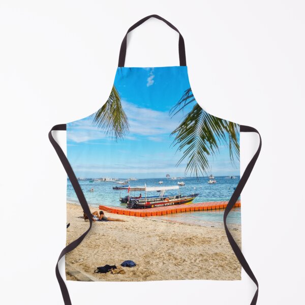 Item preview, Alona Beach, Panglao - Tropical Bohol Paradise | Vibrant Philippines Coastal Seascape Art designed and sold by Ross.A.Campbell.