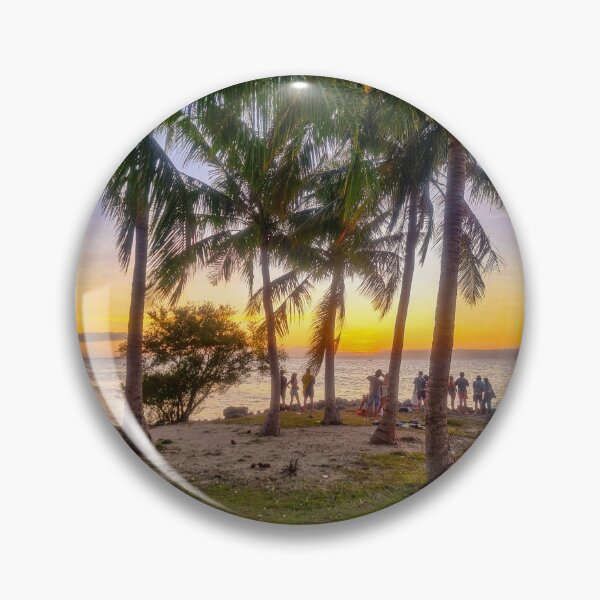 Item preview, Sunset at Hermit Beach - Panglao Island, Bohol | Secluded Philippines Golden Hour Landscape Art designed and sold by Ross.A.Campbell.