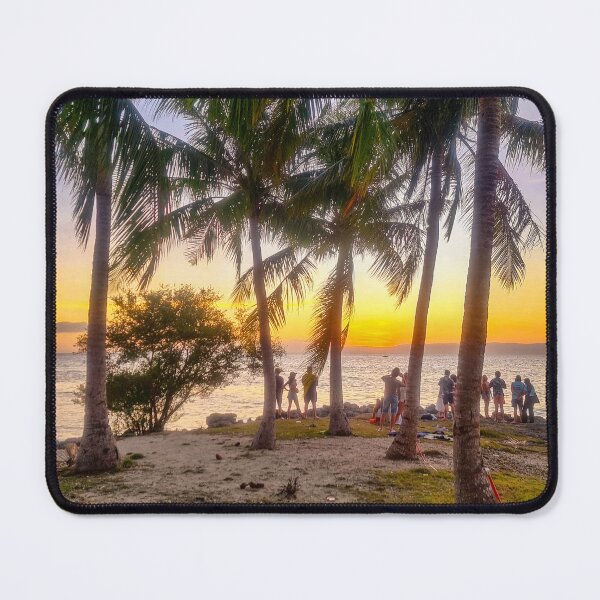 Item preview, Sunset at Hermit Beach - Panglao Island, Bohol | Secluded Philippines Golden Hour Landscape Art designed and sold by Ross.A.Campbell.