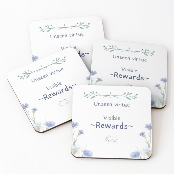 Item preview, Unseen Virtue, Visible Rewards designed and sold by RSTrrendywear.