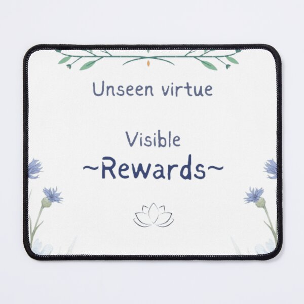 Item preview, Unseen Virtue, Visible Rewards designed and sold by RSTrrendywear.