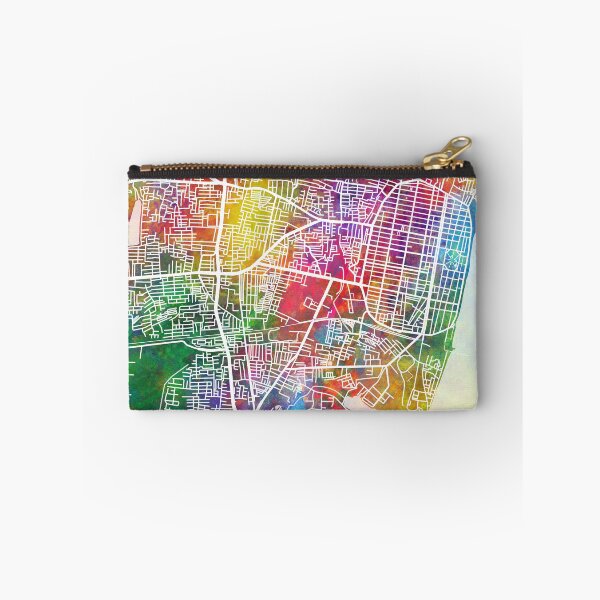 Item preview, Pondicherry Street Map India designed and sold by ArtPrints.