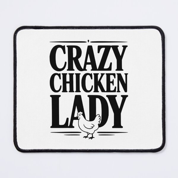 Item preview, Crazy Chicken Lady designed and sold by Frank Ring.