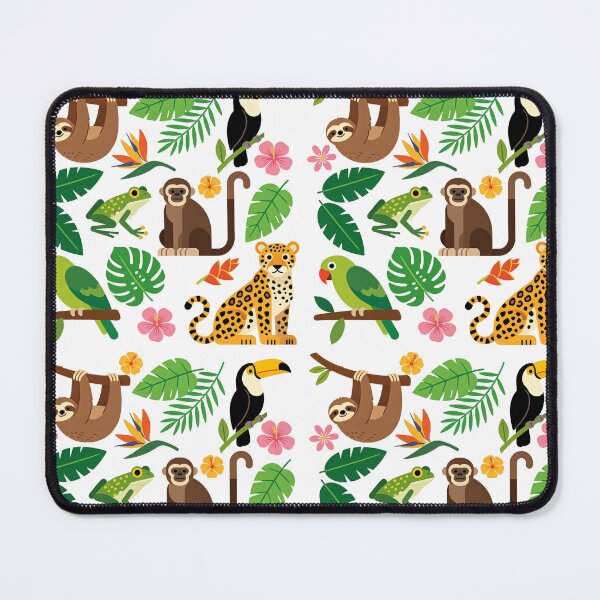 Item preview, Rainforest animals pattern designed and sold by Andrea Kreates.