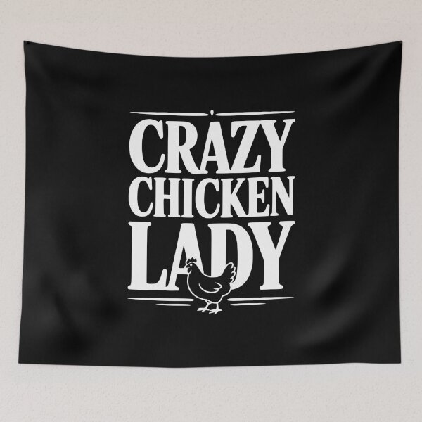 Item preview, Crazy Chicken Lady designed and sold by Frank Ring.