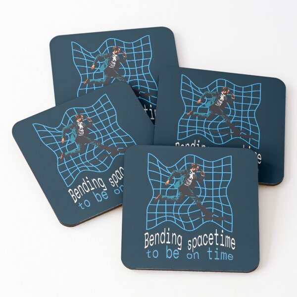 Item preview, Bending Spacetime To Be On Time Funny Sci-Fi Office Humor Design designed and sold by TestudoDesign.
