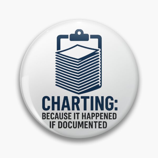 Item preview, Nurse Charting Shirt - Funny Dark Humor Medical Documentation Gift designed and sold by OccupationalHazardCo .