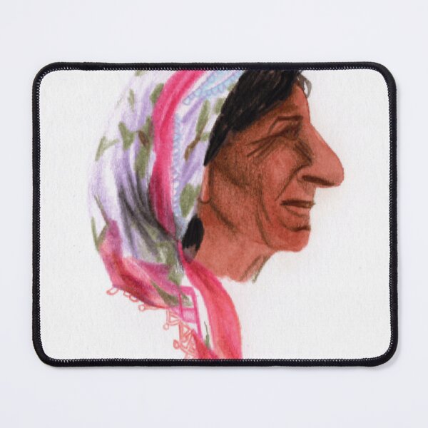 Item preview, Heritage Whisper watercolor elder portrait cultural traditional designed and sold by Velmoraqs.