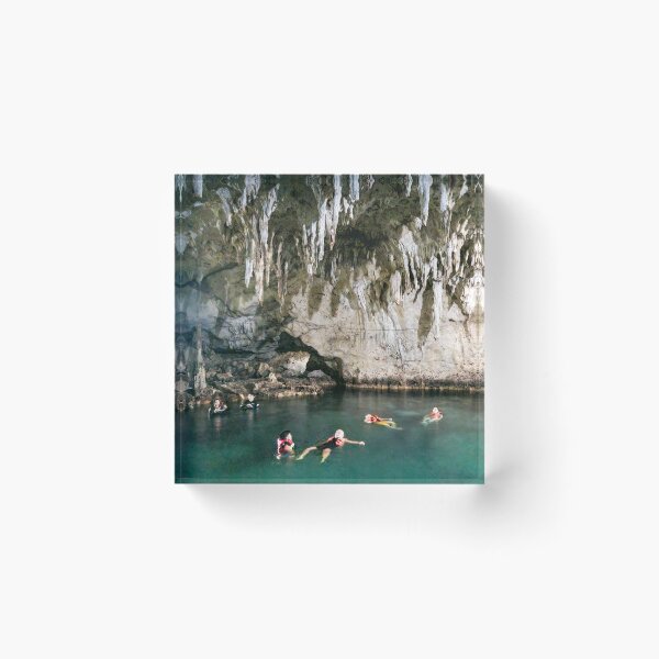 Item preview, Hinagdanan Cave Dauis - Underground Lagoon | Ethereal Bohol Philippines Cave Art designed and sold by Ross.A.Campbell.
