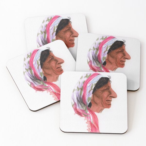 Item preview, Heritage Whisper watercolor elder portrait cultural traditional designed and sold by Velmoraqs.