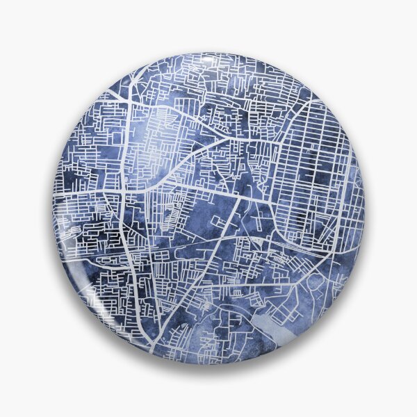 Item preview, Pondicherry Street Map India designed and sold by ArtPrints.