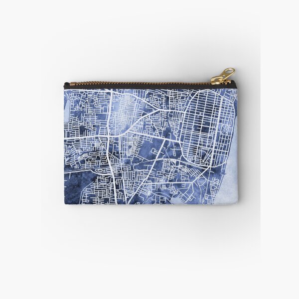 Item preview, Pondicherry Street Map India designed and sold by ArtPrints.
