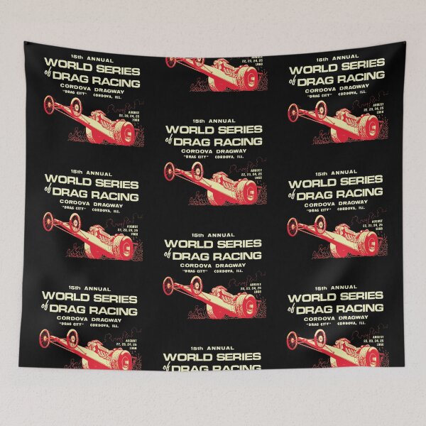 Item preview,  1968 World Series of Drag Racing, Cordova Dragway, Drag City, Illinois. designed and sold by retropetrol.