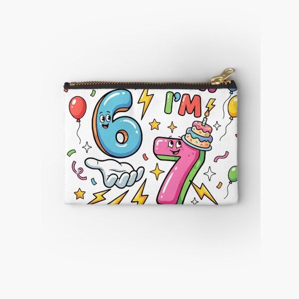 Item preview, I was 6 Now I'm 7 7th Birthday 6 7 Birthday  T-Shirt designed and sold by ArtyLify.