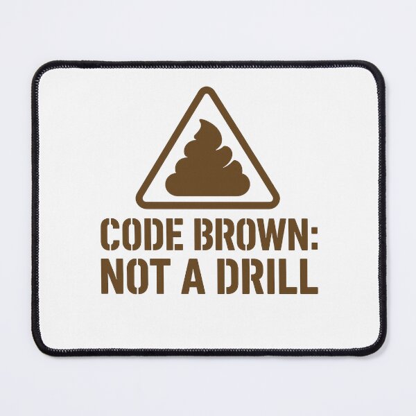 Item preview, Code Brown Emergency Nurse T-Shirt - Funny ER Nursing Humor Gift designed and sold by OccupationalHazardCo .