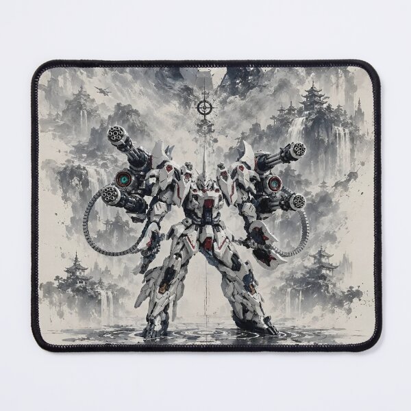 Item preview, White Tyrant Xeno Heavy Assault Mecha | Futuristic Anime Robot War Machine Art designed and sold by Dyan4.