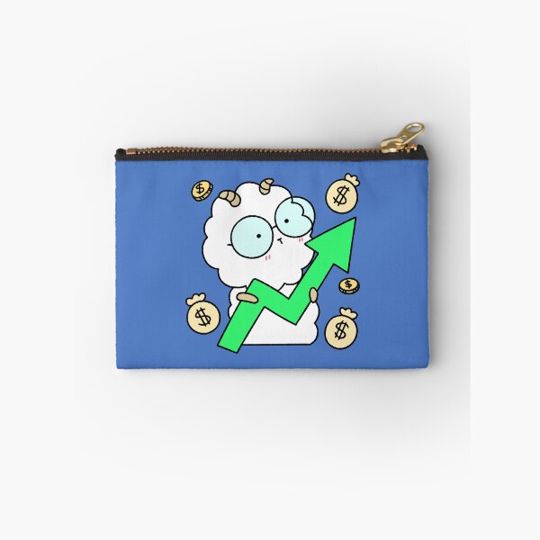Item preview, Cute Sheep Stock Market Bull Run Illustration designed and sold by ubborn.