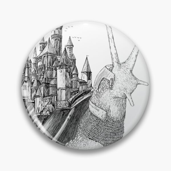 Item preview, Snail Castle B&W designed and sold by Greydn.