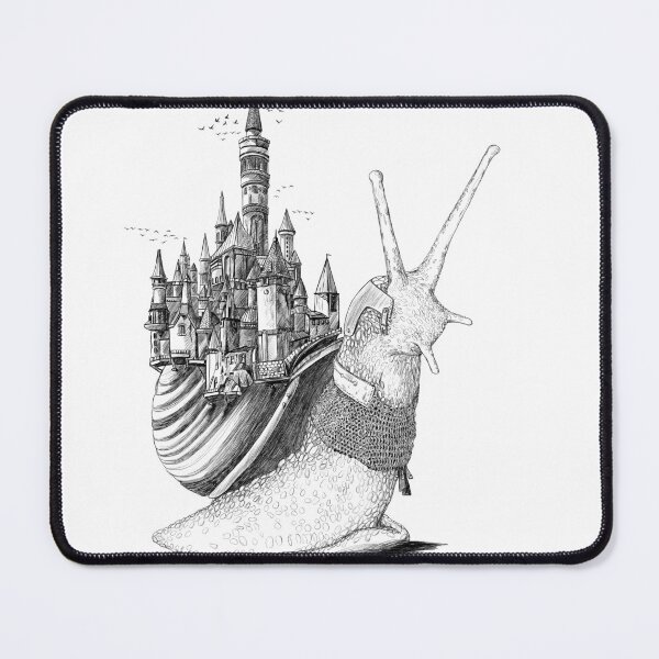 Item preview, Snail Castle B&W designed and sold by Greydn.