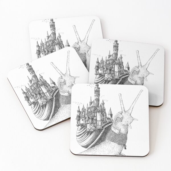 Item preview, Snail Castle B&W designed and sold by Greydn.
