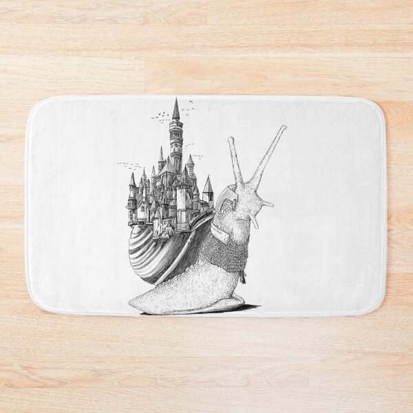 Item preview, Snail Castle B&W designed and sold by Greydn.