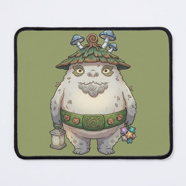 Item preview, Forest Guardian Spirit with Mushroom Hat designed and sold by LYZ7VANI.