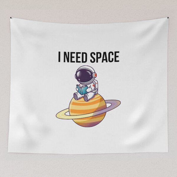 Item preview, I Need Space Astronaut Logo designed and sold by logowannawear.