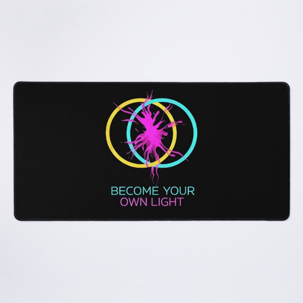 Item preview, Become Your Own Light Neon Motivational Art designed and sold by PixelQ.