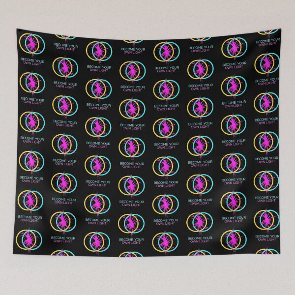 Item preview, Become Your Own Light Neon Motivational Art designed and sold by PixelQ.