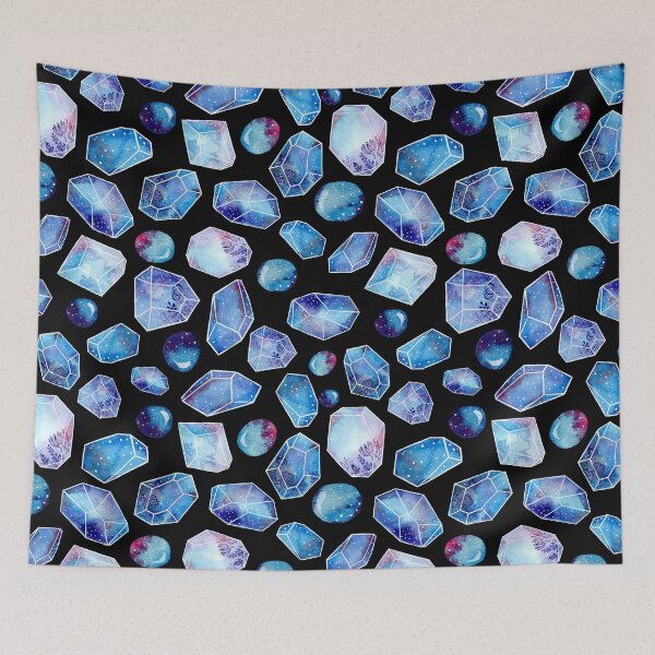 Item preview, Galaxy Crystal Seamless Pattern | Celestial Gem Aesthetic designed and sold by Aramdesing.