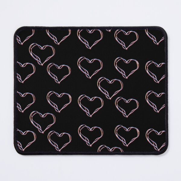 Item preview, Minimalist Metallic Line Art Hearts Cute Romantic Design designed and sold by Rawafi Art Studio.