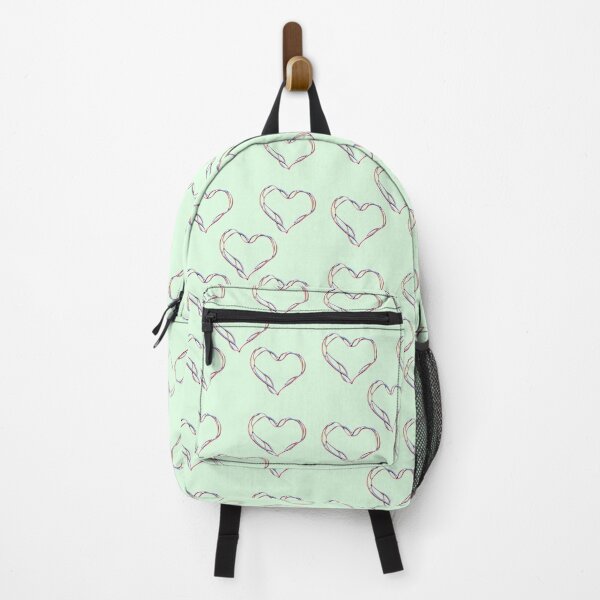 Item preview, Minimalist Metallic Line Art Hearts Cute Romantic Design designed and sold by Rawafi Art Studio.