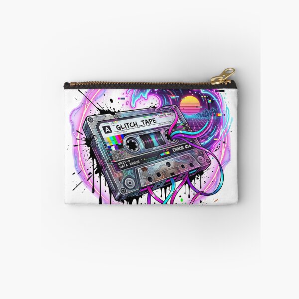 Item preview, Cybernetic Cassette: Neural Network Override Glitch Art designed and sold by OnikaD art.