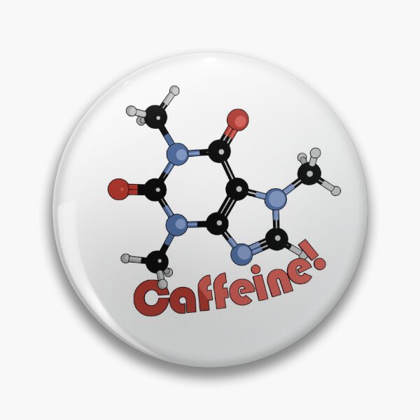 Item preview, Caffeine molecule design designed and sold by HeathWayPrints.