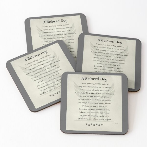 Item preview, A Beloved Dog Grief Poem designed and sold by AnimalVibes.