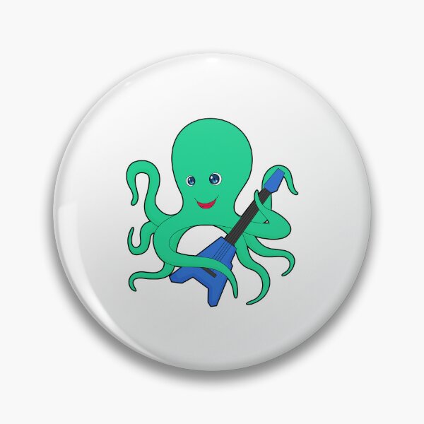 Item preview, Octopus Musician Guitar Music designed and sold by Snabdesign84.