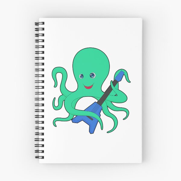 Item preview, Octopus Musician Guitar Music designed and sold by Snabdesign84.