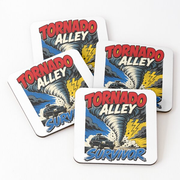 Item preview, Funny and bold tornado design featuring "TORNADO ALLEY SURVIVOR" designed and sold by MattyManiac.