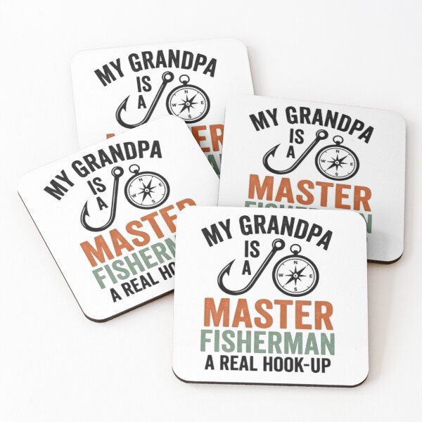 Item preview, ​My Grandpa Is A Master Fisherman Funny Fishing Design designed and sold by JREEHBRAND.