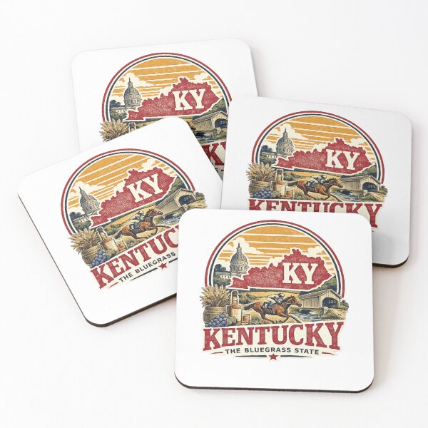 Item preview, Kentucky State Print Logo / Kentucky / The Bluegrass State designed and sold by Thehatinthecat.