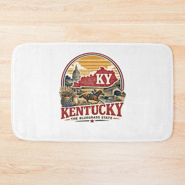 Item preview, Kentucky State Print Logo / Kentucky / The Bluegrass State designed and sold by Thehatinthecat.