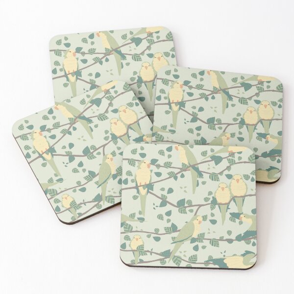 Item preview, Parakeet Party  designed and sold by birchandbirdbk.