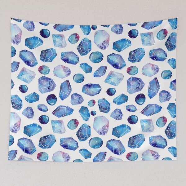 Item preview, Galaxy Crystal Seamless Pattern | Celestial Gem Aesthetic designed and sold by Aramdesing.