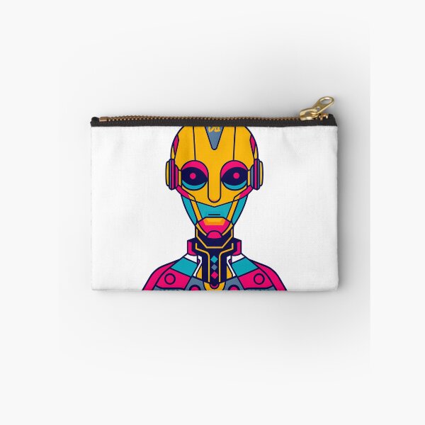 Item preview, Futuristic Neon Cyborg Mascot Vibrant Sci-Fi Android Illustration designed and sold by DesignArtist.ia.