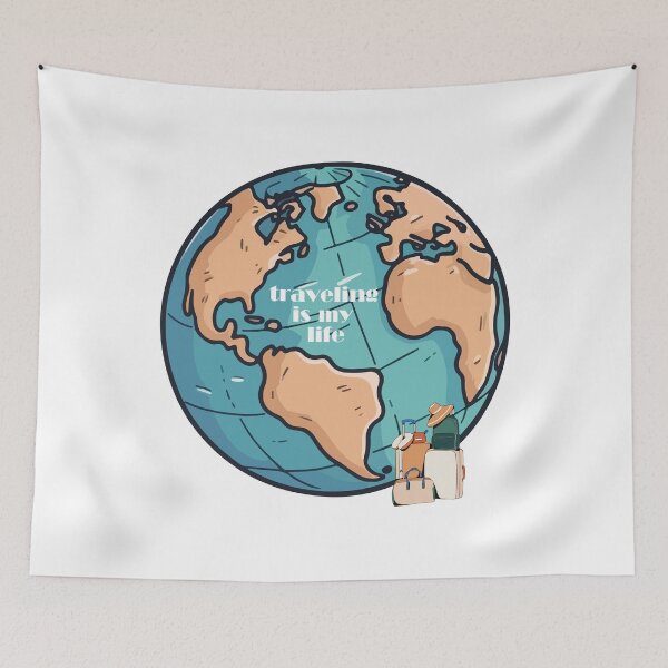 Item preview, Traveling Is My Life.  designed and sold by Dinasshop.