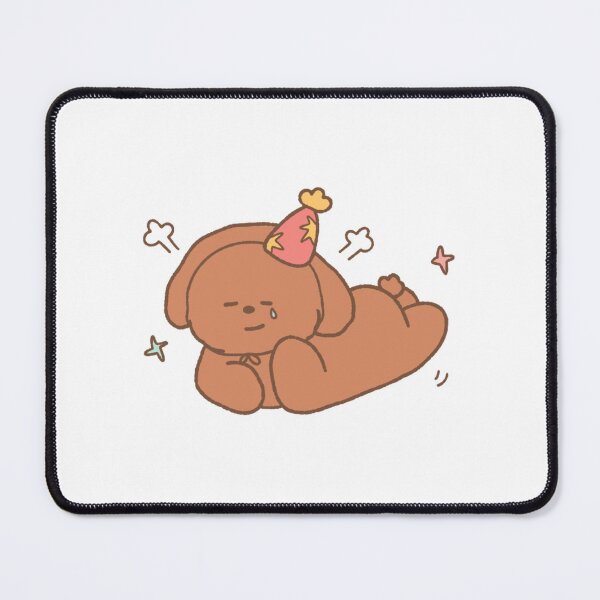 Item preview, Cute Gingerbread And Poodle Festive Blessing Greeting Art designed and sold by ONCEStudio.
