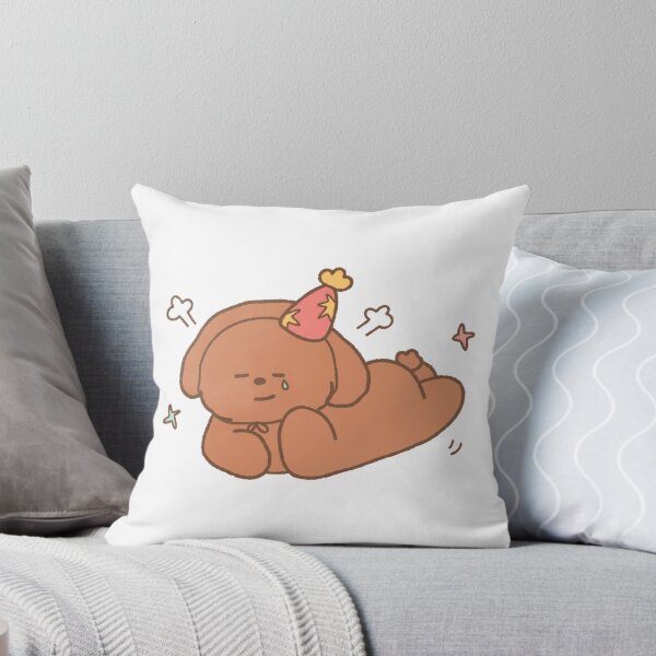 Item preview, Cute Gingerbread And Poodle Festive Blessing Greeting Art designed and sold by ONCEStudio.